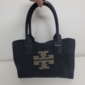 Tory Burch Studded Nylon Tote Bag